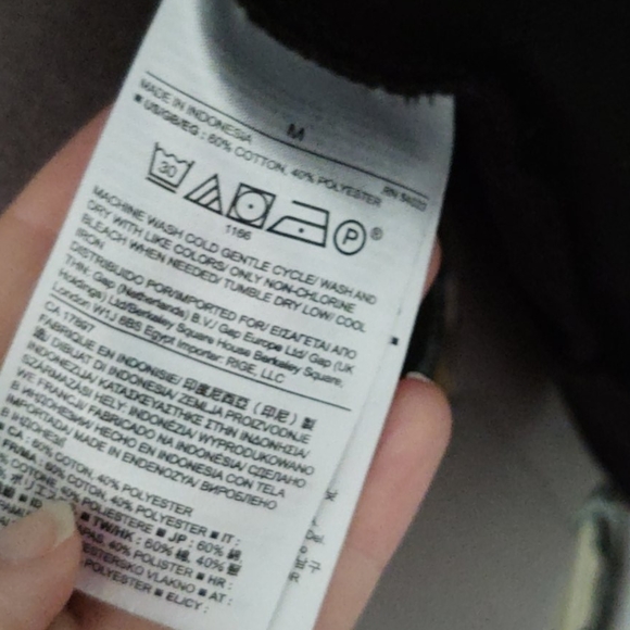 Banana Republic Motorcycle Sweatshirt/Jacket sz M - Picture 10 of 12